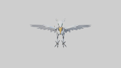Robot version of a robot bird model 3D model