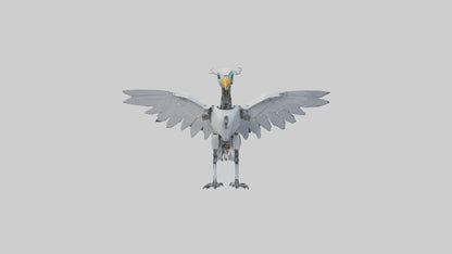 Robot version of a robot bird model 3D model