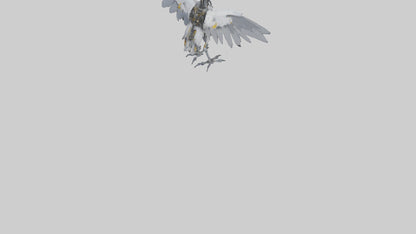 Robot version of a robot bird model 3D model
