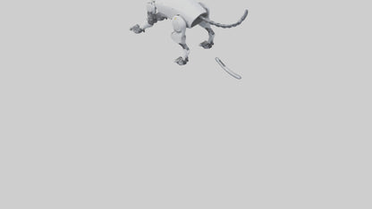 Robot version of a robot cat model 3D model