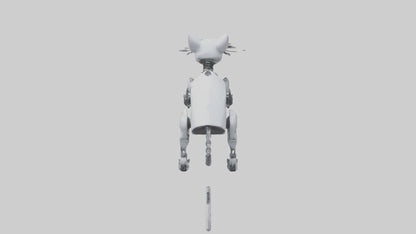 Robot version of a robot cat model 3D model