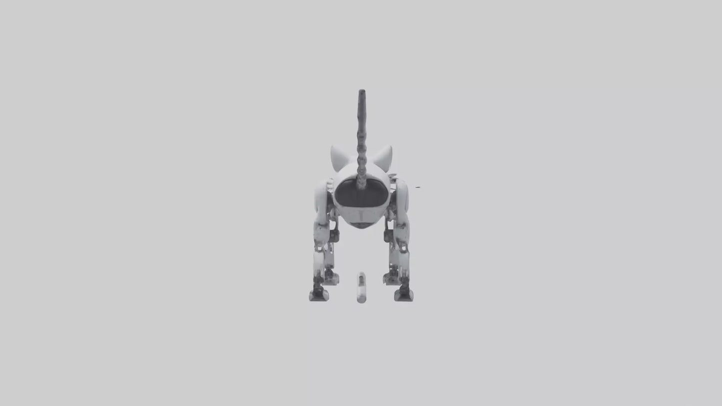 Robot version of a robot cat model 3D model