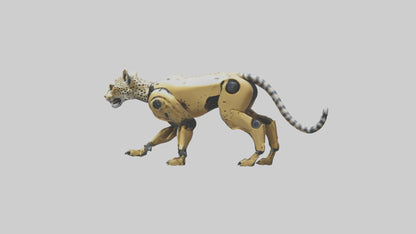 Robot version of a robot cheetah model 3D model
