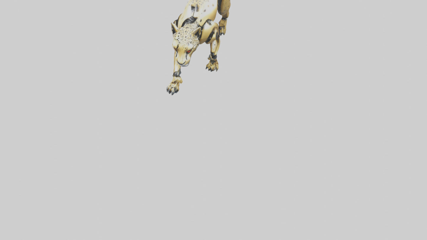 Robot version of a robot cheetah model 3D model