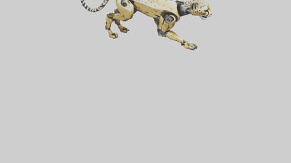 Robot version of a robot cheetah model 3D model
