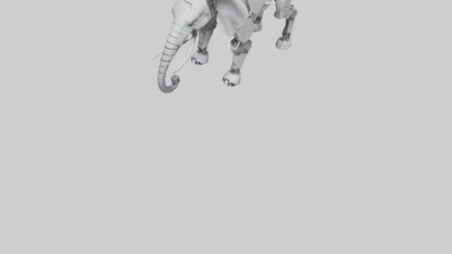 Robot version of a robot elephant model 3D model