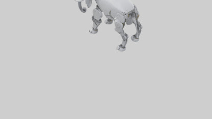 Robot version of a robot elephant model 3D model