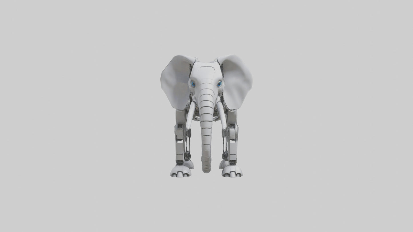 Robot version of a robot elephant model 3D model
