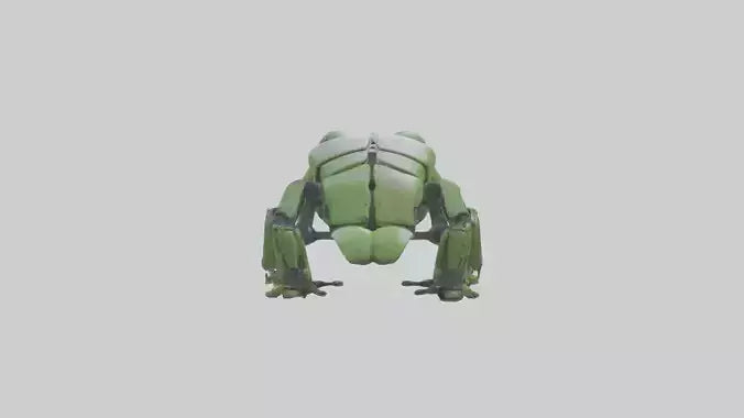 Robot version of a robot frog model 3D model