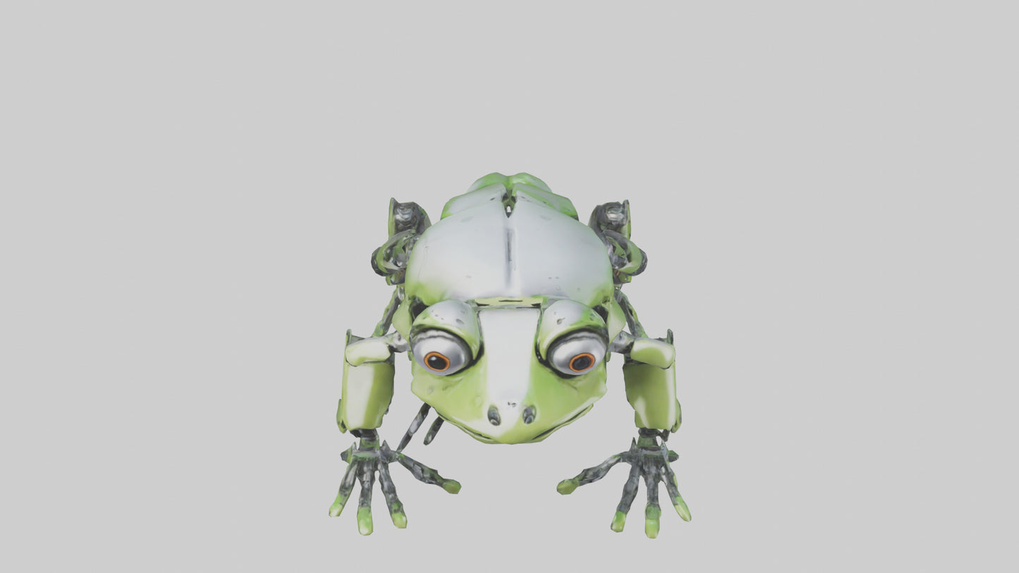 Robot version of a robot frog model 3D model