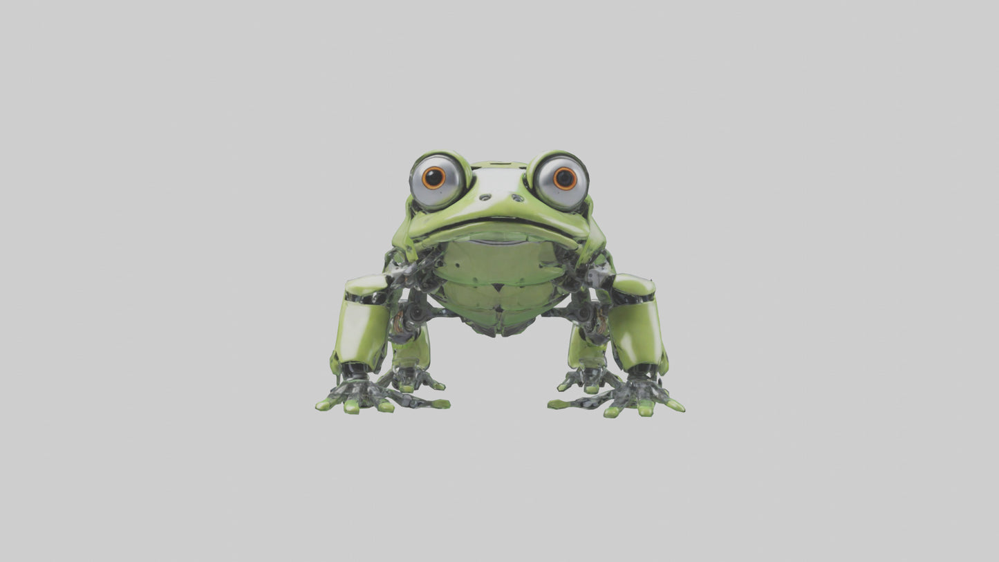 Robot version of a robot frog model 3D model