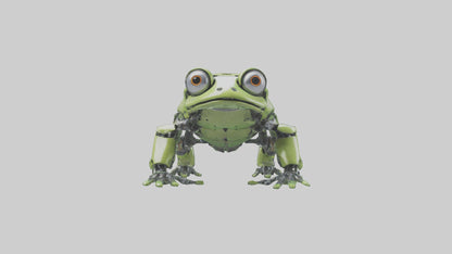 Robot version of a robot frog model 3D model