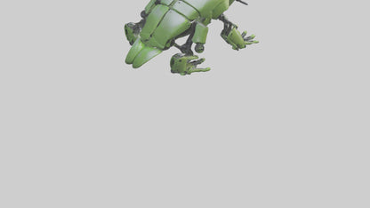 Robot version of a robot frog model 3D model