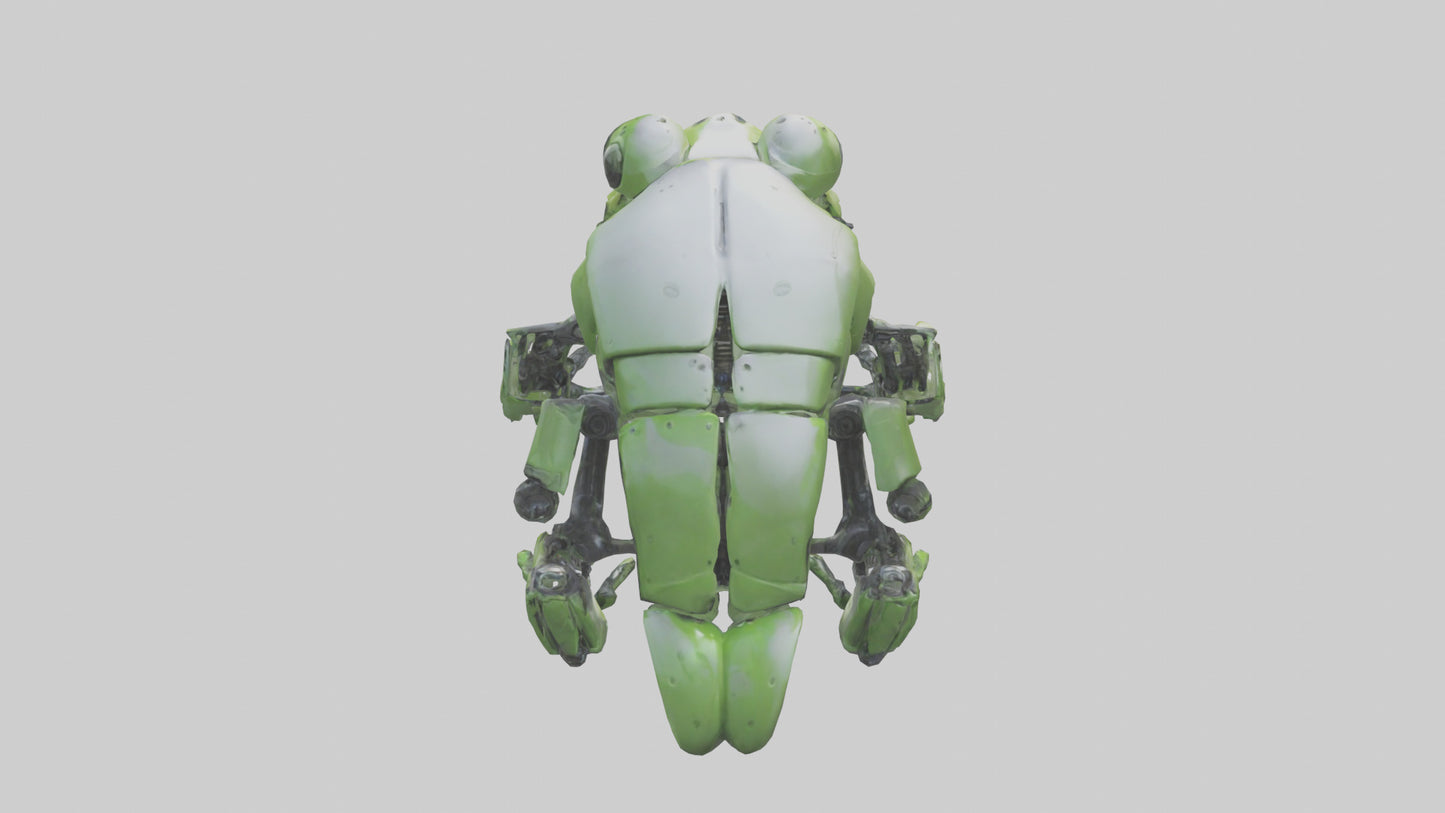 Robot version of a robot frog model 3D model