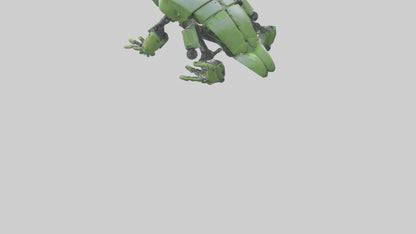 Robot version of a robot frog model 3D model