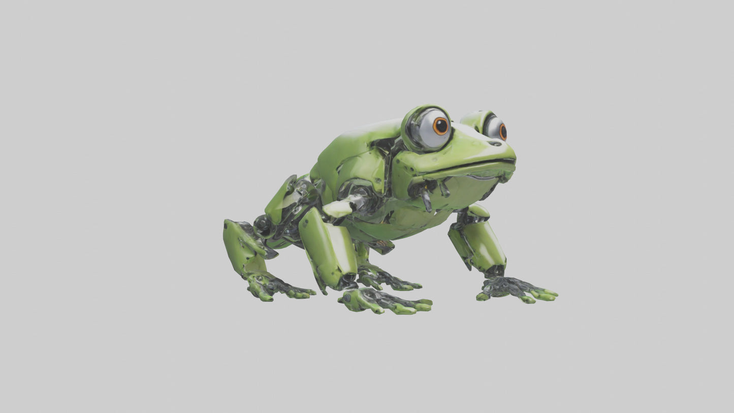 Robot version of a robot frog model 3D model