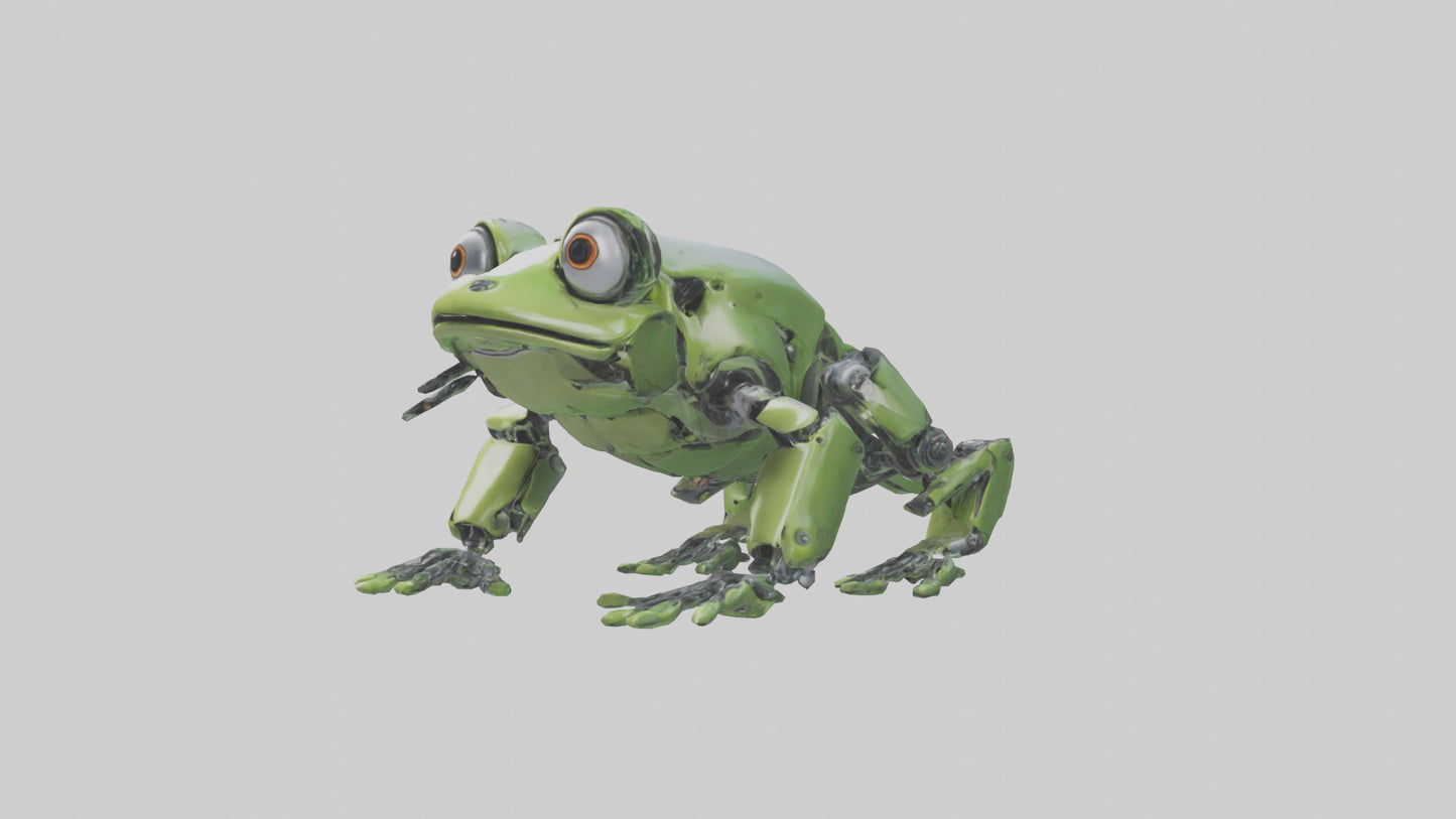 Robot version of a robot frog model 3D model
