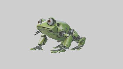 Robot version of a robot frog model 3D model