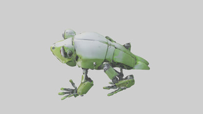 Robot version of a robot frog model 3D model
