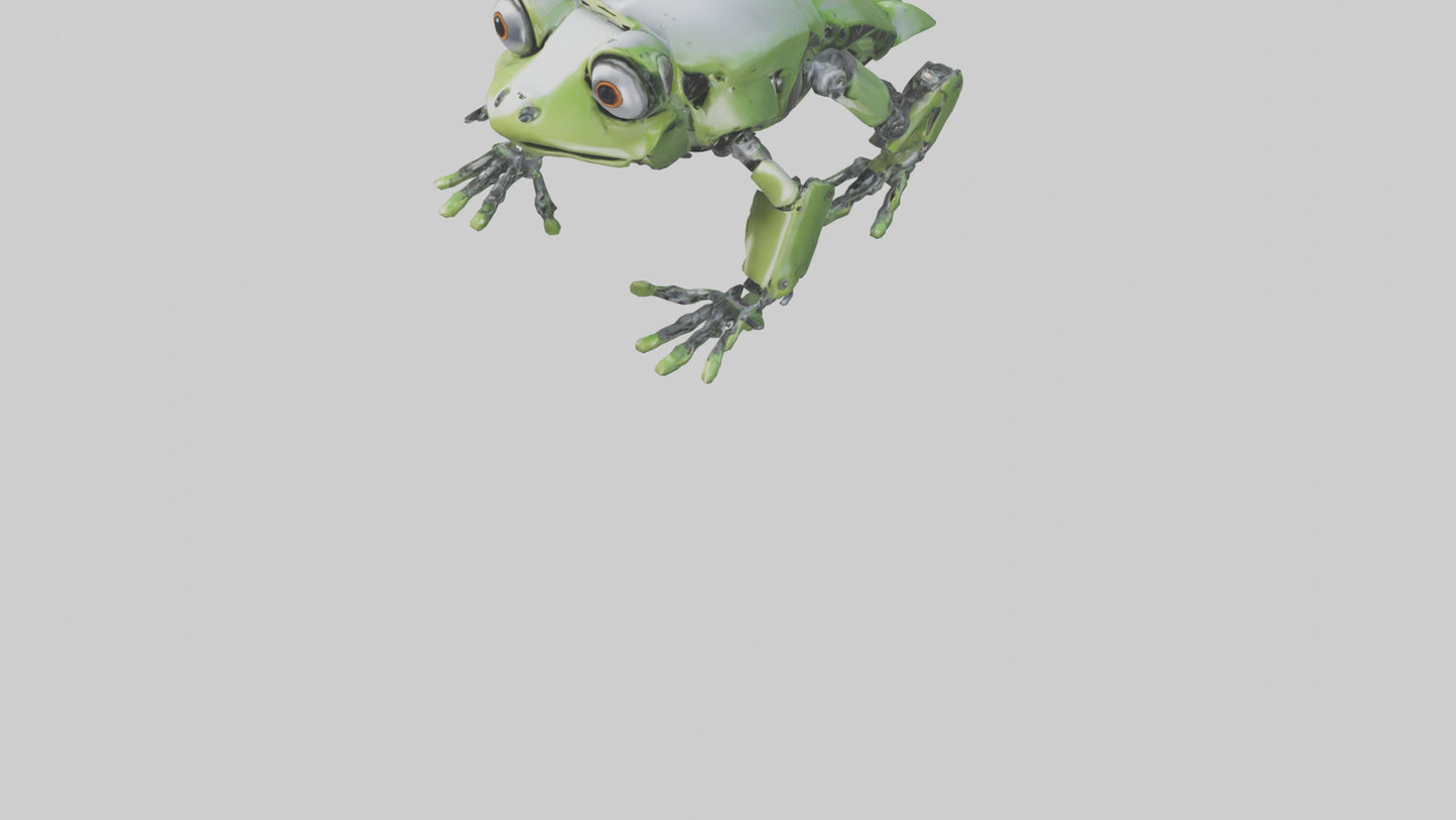 Robot version of a robot frog model 3D model