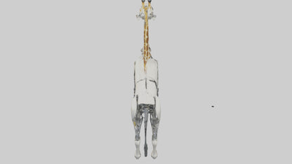 3D model Robot version of a robot giraffe model VR / AR / low-poly
