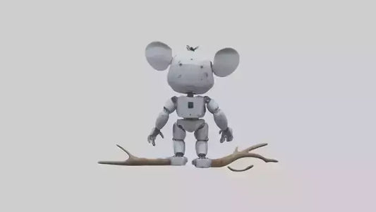Robot version of a robot koala model 3D model