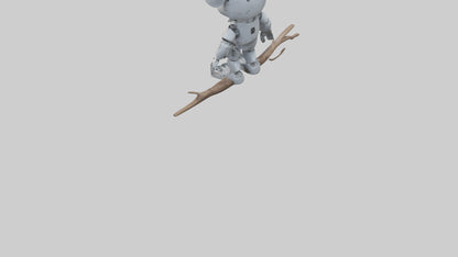 Robot version of a robot koala model 3D model