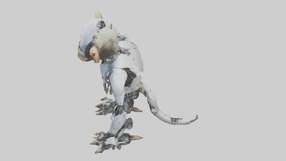 3D model Robot version of a robot monkey model VR / AR / low-poly