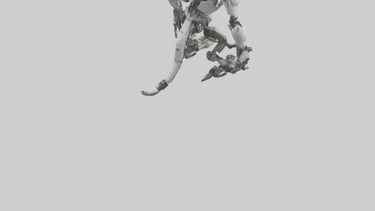 3D model Robot version of a robot monkey model VR / AR / low-poly