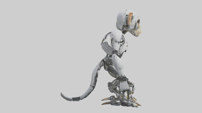 3D model Robot version of a robot monkey model VR / AR / low-poly