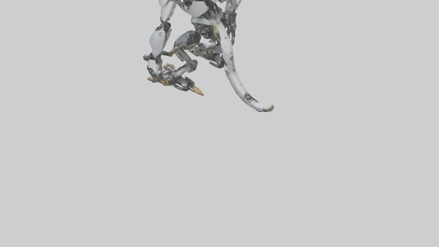 3D model Robot version of a robot monkey model VR / AR / low-poly
