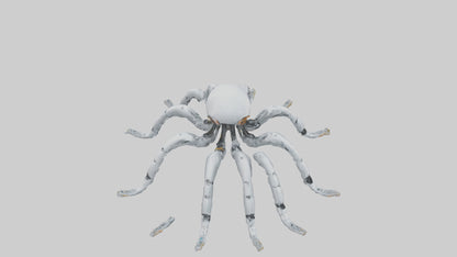 3D model Robot version of a robot squid model VR / AR / low-poly