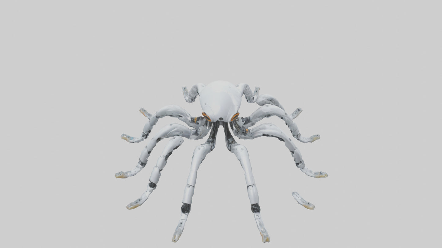 3D model Robot version of a robot squid model VR / AR / low-poly