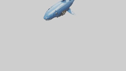 Robot version of a robot whale model 3D model