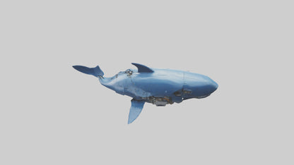 Robot version of a robot whale model 3D model