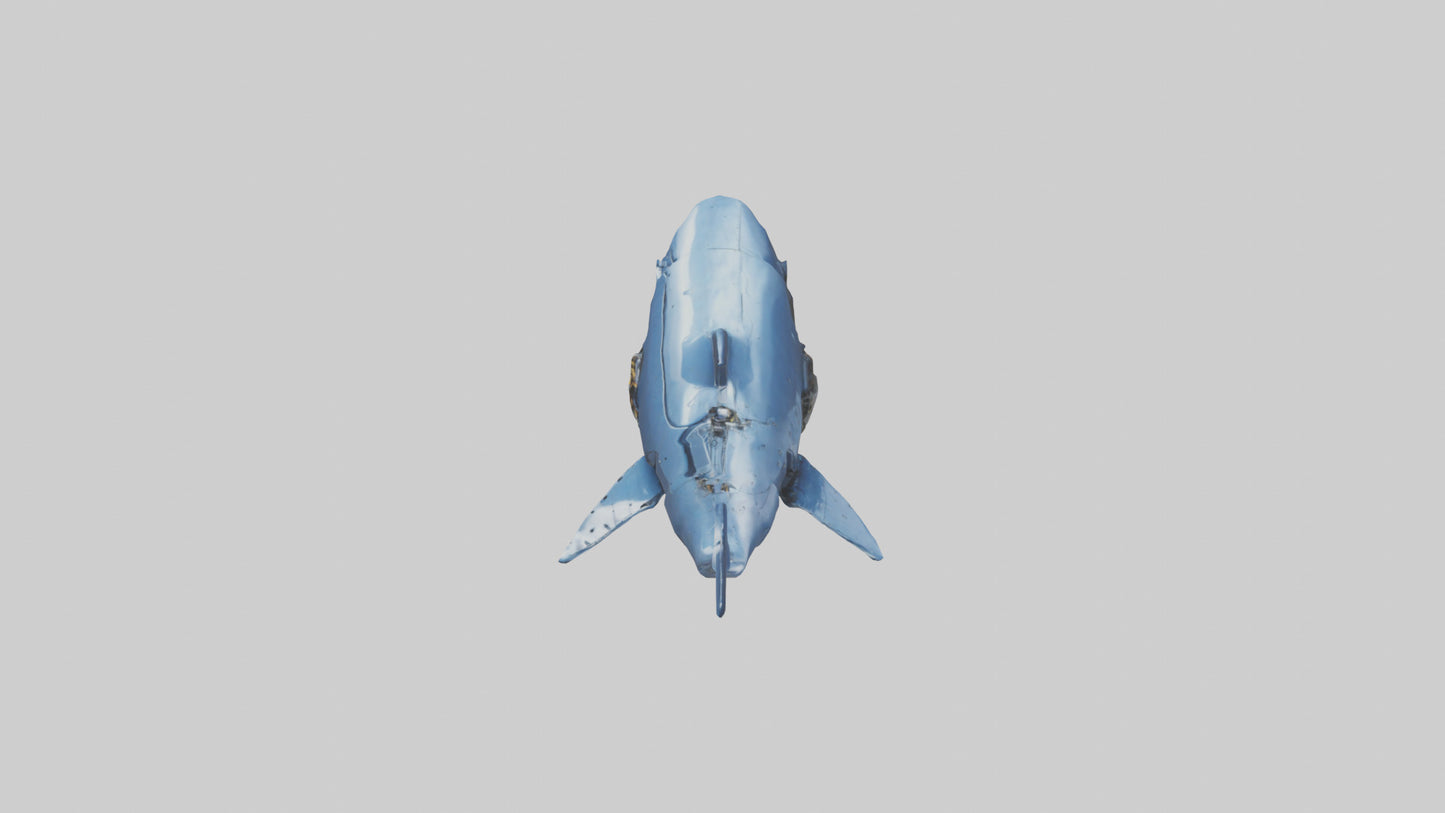 Robot version of a robot whale model 3D model