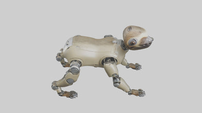 3D model Robot version of a sloth model VR / AR / low-poly