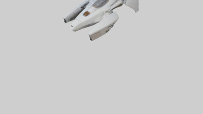 3D model Robot version of a spaceship model VR / AR / low-poly