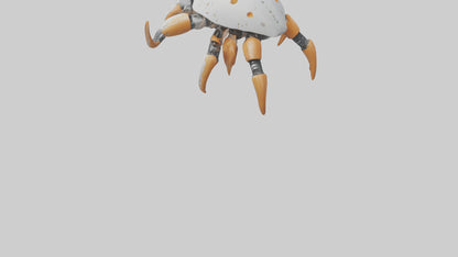 3D model Robot version of a starfish model VR / AR / low-poly