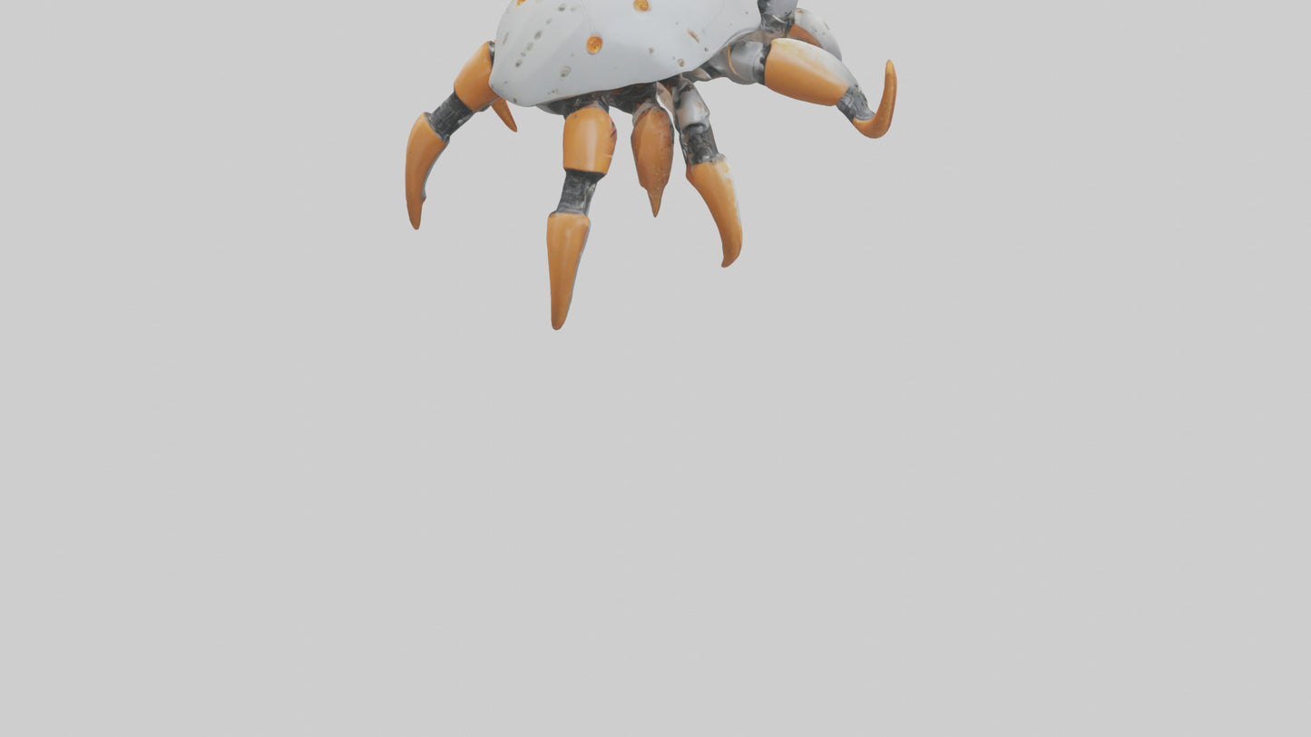 3D model Robot version of a starfish model VR / AR / low-poly
