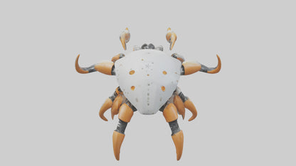 3D model Robot version of a starfish model VR / AR / low-poly