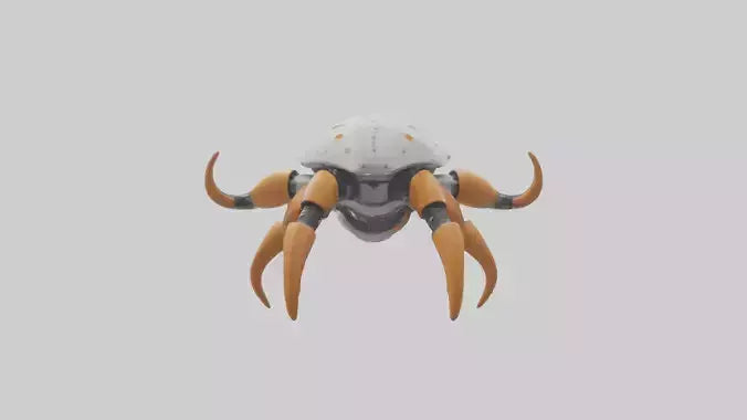 3D model Robot version of a starfish model VR / AR / low-poly