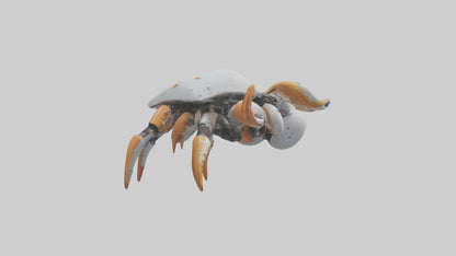 3D model Robot version of a starfish model VR / AR / low-poly