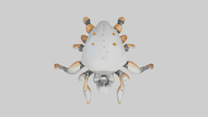 3D model Robot version of a starfish model VR / AR / low-poly