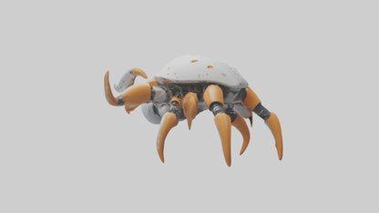 3D model Robot version of a starfish model VR / AR / low-poly