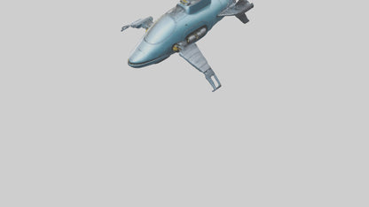 3D model Robot version of a submarine model VR / AR / low-poly