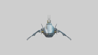 3D model Robot version of a submarine model VR / AR / low-poly
