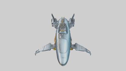 3D model Robot version of a submarine model VR / AR / low-poly