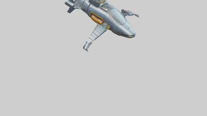 3D model Robot version of a submarine model VR / AR / low-poly