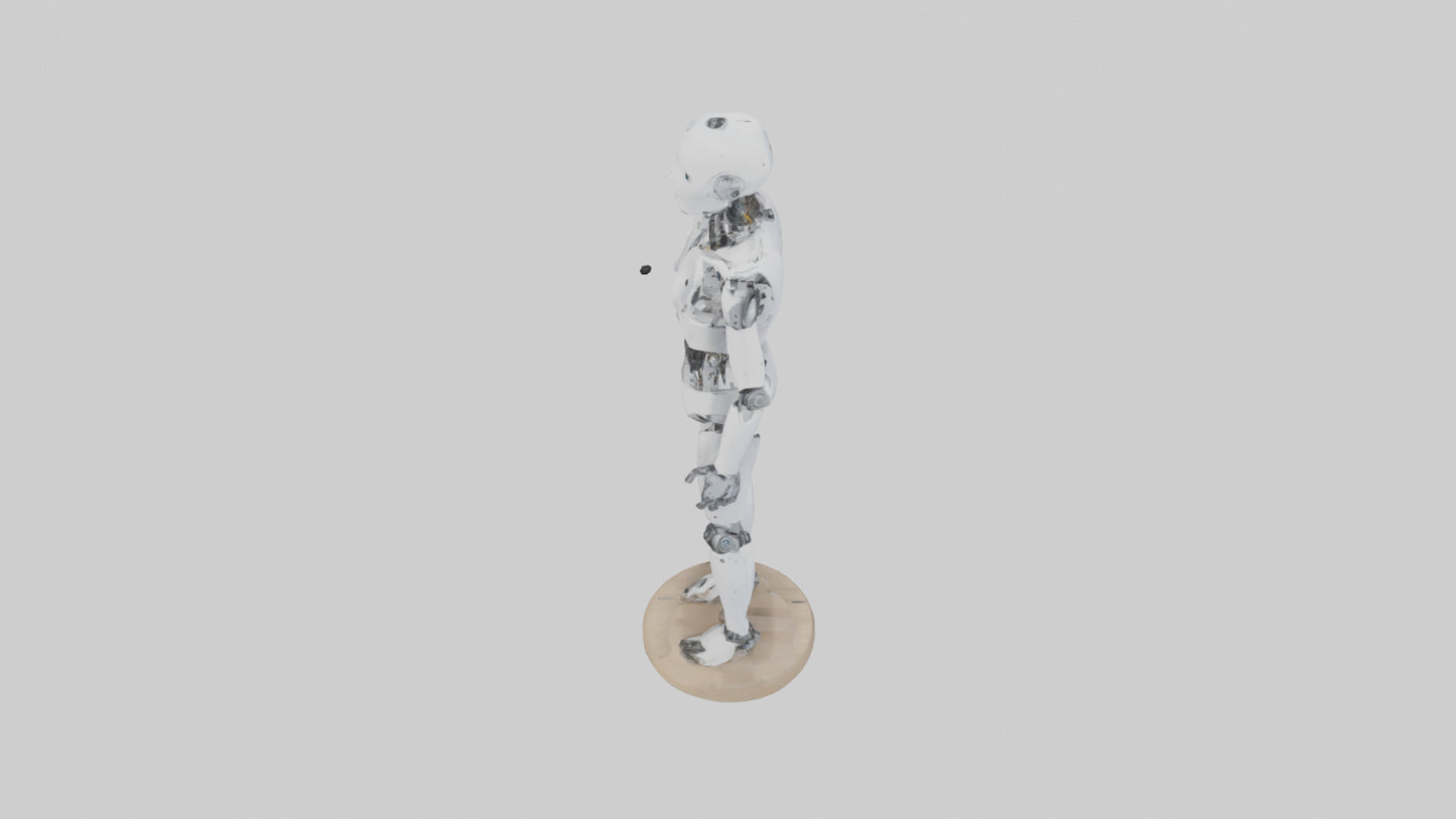 3D model Robot version of a tailor model VR / AR / low-poly